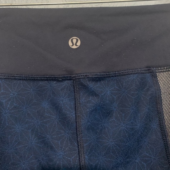 Lululemon Wunder Under Pant Full-On Lyon (Sashiko)-Kanoko Tights - Picture 2 of 7